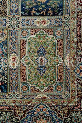 Авторский ковер 5926 NAVY BLUE BURGANDY RED фото 8